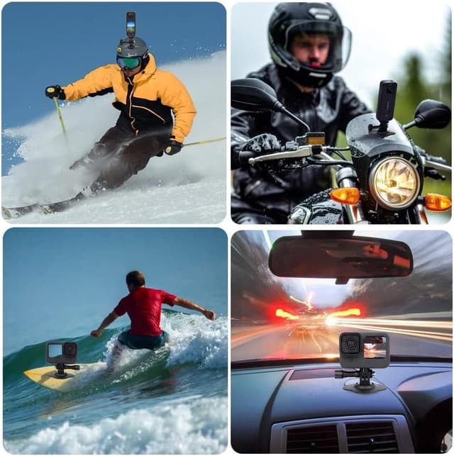 Thumbnail 6 de YEHOLDING 2 Kit Soporte Adhesivo flexible para Insta360 X5