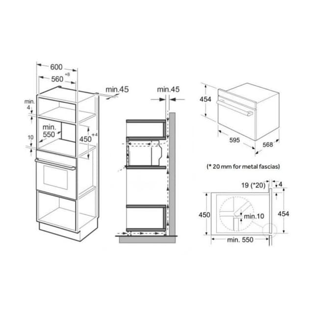 Detalle 2 de Haier Horno compacto multifunción 45 litros