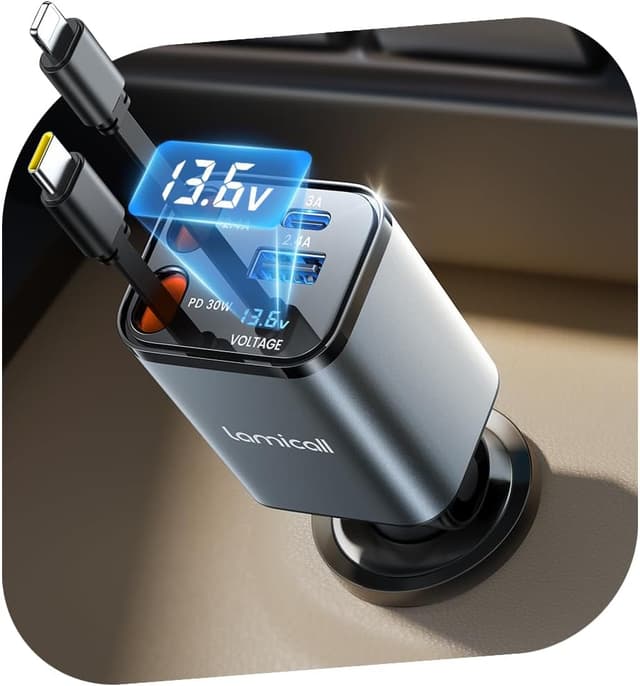 Detalle de Lamicall 4 IN 1 Zigarettenanzünder 69W