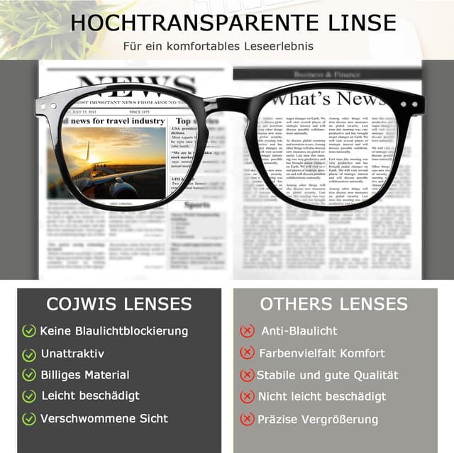 Thumbnail 5 de COJWIS Lesebrille 3er Pack