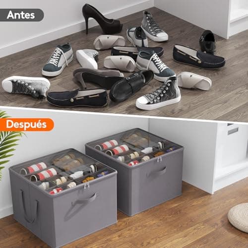 Thumbnail 6 de Lifewit Organizador de zapatos plegable con cubierta transparente 👠