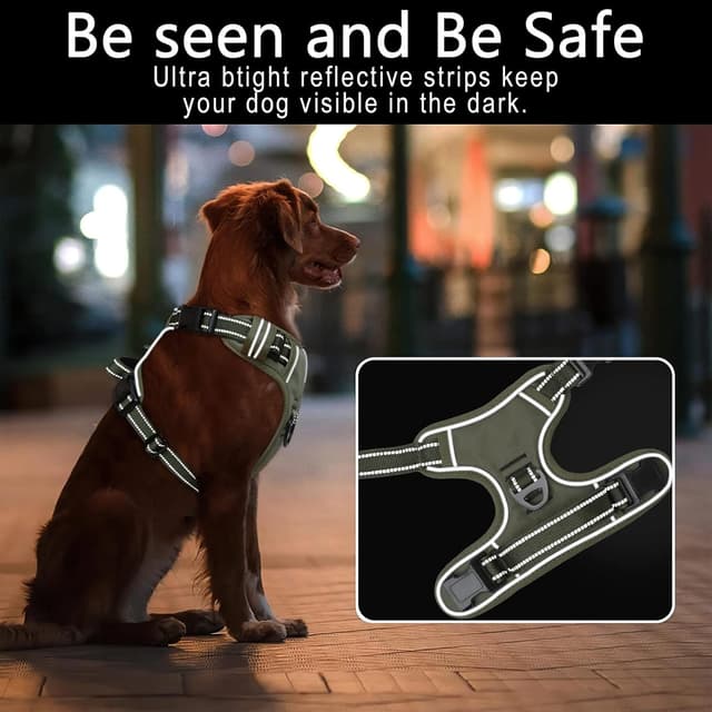 Detalle 1 de HEELE dog harness, No Pull Large L