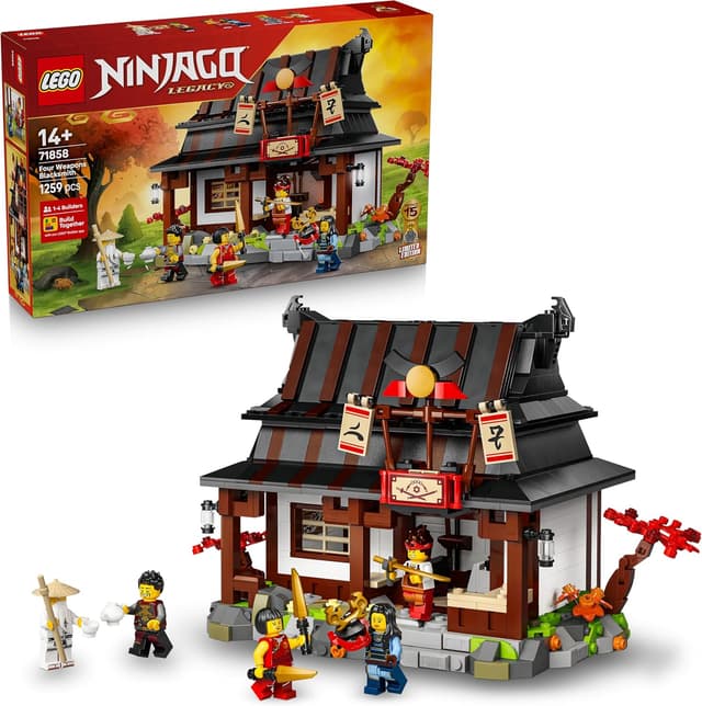 Detalle de LEGO NINJAGO 71858 ninja house toy