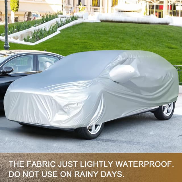 Detalle de totpuc Universal Car Cover (Weatherproof, Dust-Proof, Scratchproof & UVproof) – XL