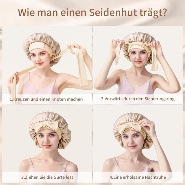 Thumbnail 6 de Silmana Seidenhaube 22 Momme – 100% Maulbeerseide