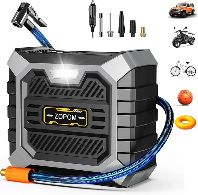 Detalle de ZOPOM 12V Tire Inflator Portable Air Compressor