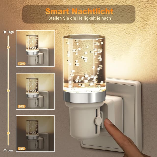Detalle de JandCase Nachtlicht Steckdose 3000K 0-100 LM