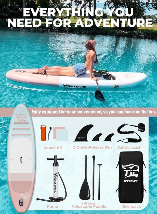Thumbnail 3 de Tigerxbang Tabla Paddle Surf Hinchable 305x84x15 cm