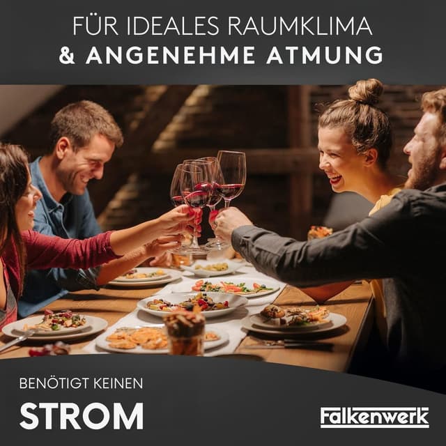 Thumbnail 6 de FALKENWERK universelle Keramik-Heizkörper-Luftbefeuchter (3 Stück) mit flexiblem Aufhängehaken – ohne Strom, passend für alle Heizungen