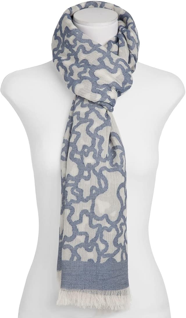 Detalle de TOUS Foulard Kaos color jeans 🧣