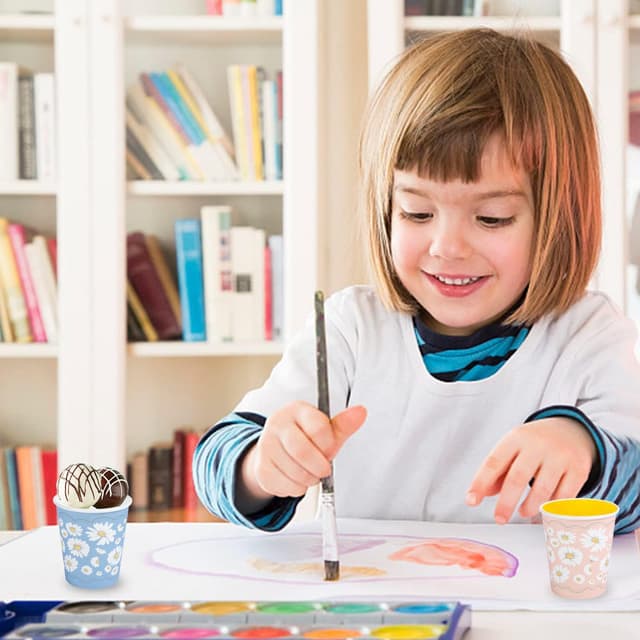 Thumbnail 5 de Lamosi 3 oz Paper Cups 300 Pack 🥤