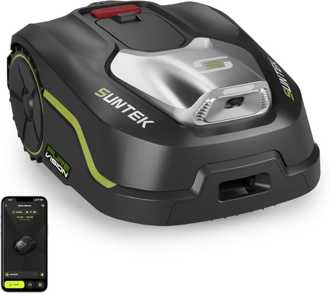 Detalle de SUNTEK Mähroboter ohne Begrenzungskabel mit AI Vision-Kamera – für bis zu 600 m²