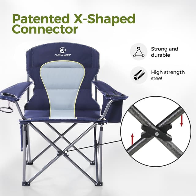 Detalle 2 de ALPHA CAMP Camping Chair 200 kg