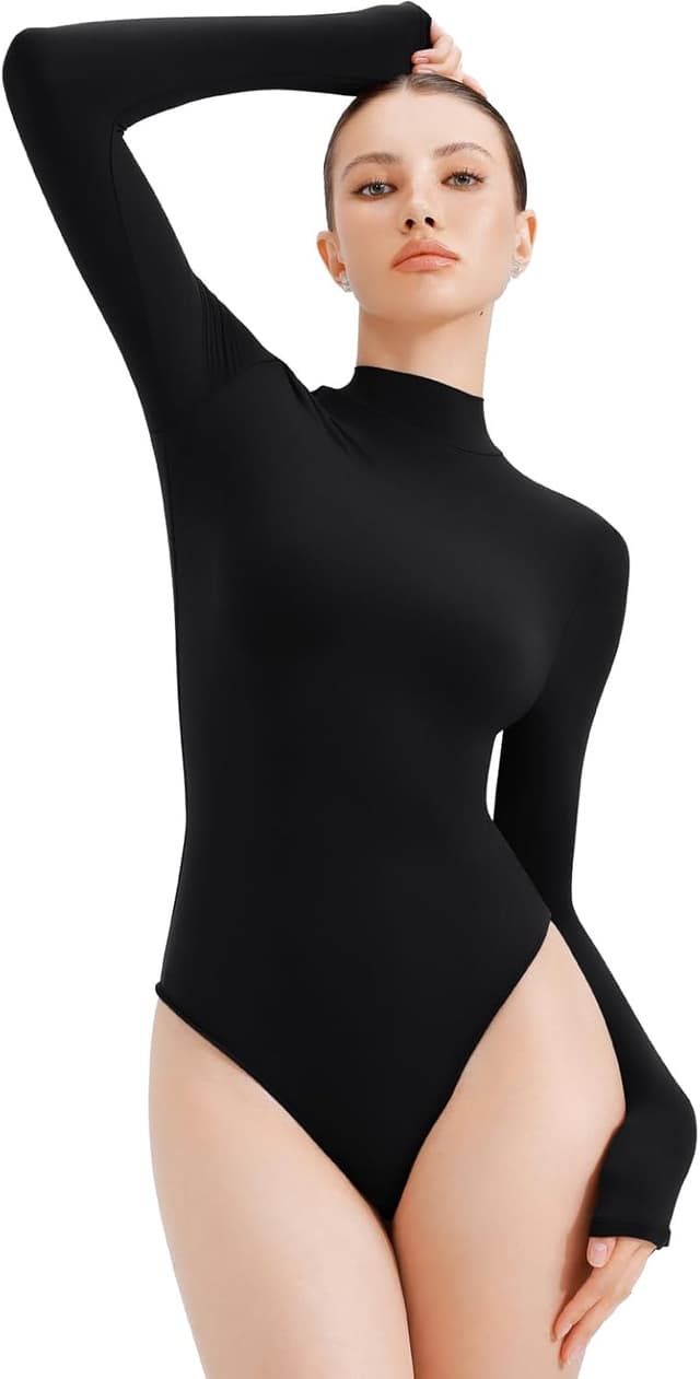 Detalle 2 de REORIA Turtle Neck Bodysuit Long Sleeve