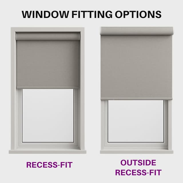 Thumbnail 6 de FURNISHED blackout roller blind 90W x 210H cm