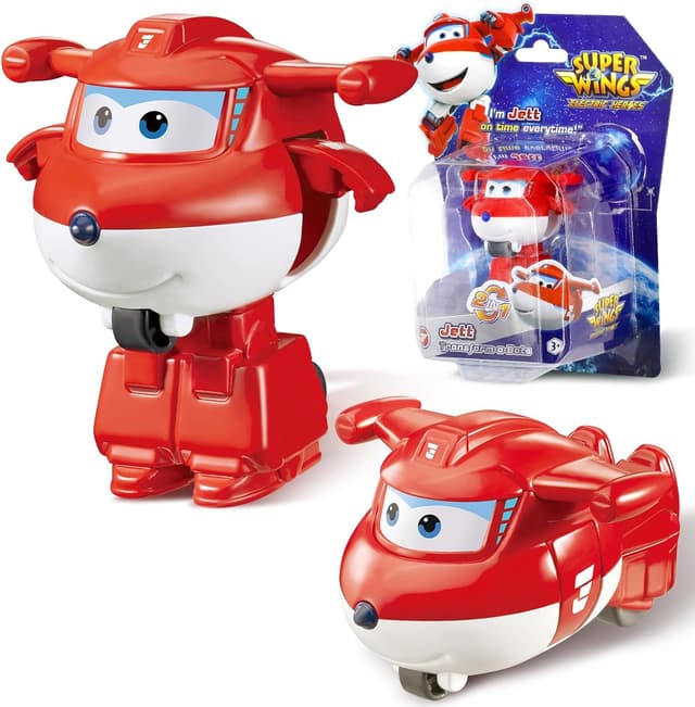 Detalle de Super Wings Jett figura 2 in 1 5 cm