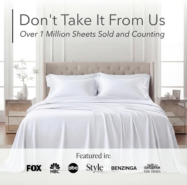 Thumbnail 4 de DECOLURE 100% Viscose Bamboo Sheets Queen 6Pc 17