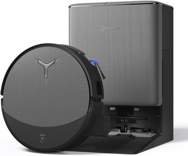 Detalle de ECOVACS DEEBOT T90 PRO OMNI robot vacuum & mop with 30,000Pa suction and self-cleaning OZMO roller