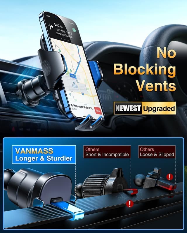 Thumbnail 6 de VANMASS 2025 Car Phone Holder 360° rotatable