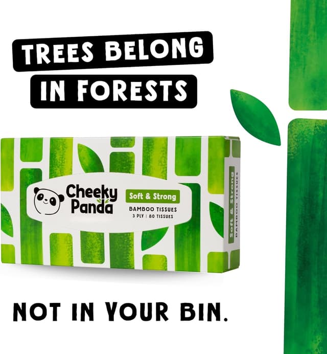 Detalle de The Cheeky Panda bamboo tissues 960