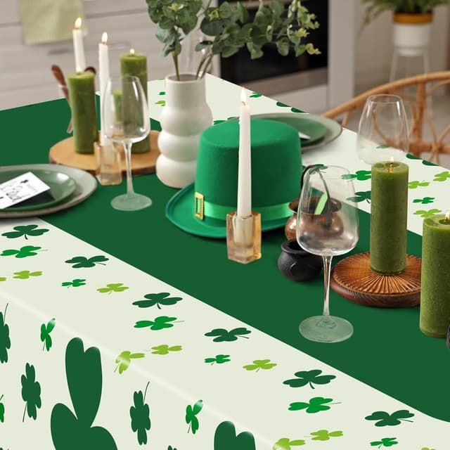 Thumbnail 5 de QZYL 3 Pack St Patricks Day Tablecloths 54x108