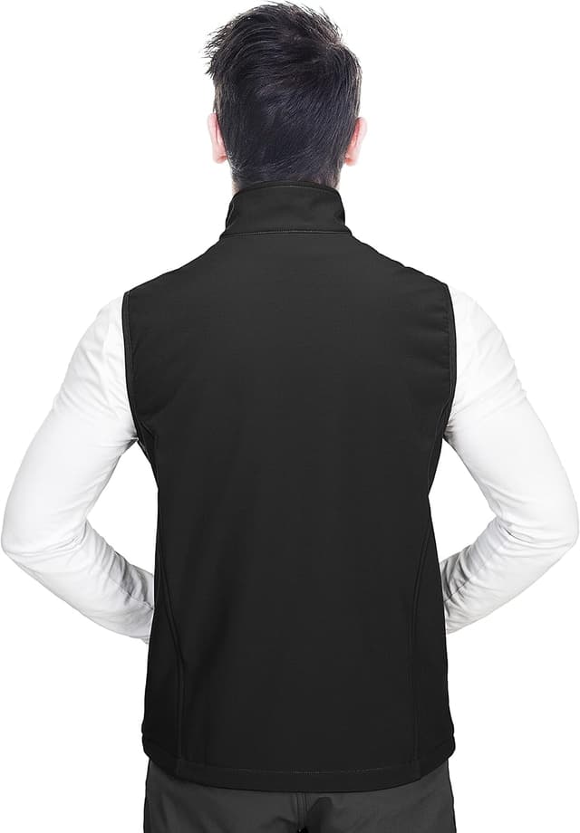 Detalle 2 de 33,000ft men’s fleece-lined softshell gilet with windproof protection and zipped pockets