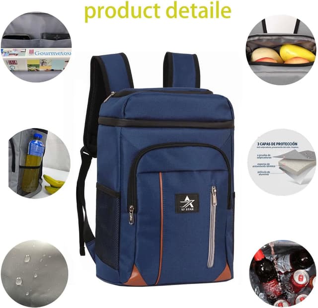 Thumbnail 4 de Mochila Nevera Isotérmica Impermeable para Comidas y Bebidas