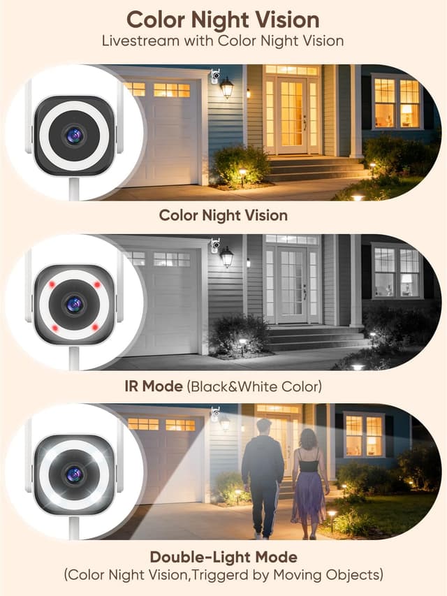 Thumbnail 4 de 2K Outdoor Security Camera 2K, IP66 CCTV