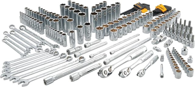 Detalle de DEWALT DWMT72165 204-Piece Mechanics Tools Kit & Socket Set (1/4", 3/8" & 1/2" Drives)
