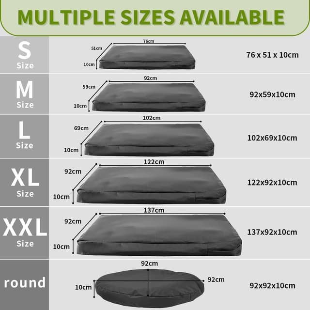 Thumbnail 4 de DUJUIKE Coprimaterasso impermeabile L 102 x 69 x 10cm