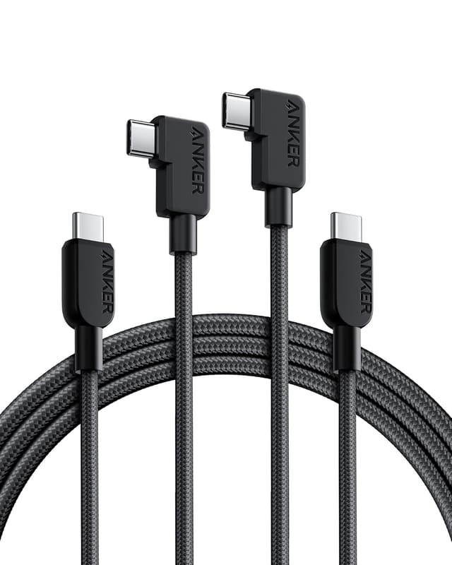 Detalle de Anker USB‑C Right‑Angle Cable 240W, 6 ft
