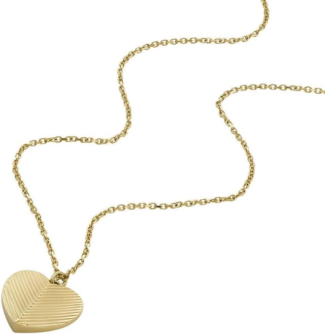 Thumbnail 2 de Fossil Edelstahlcollier mit Herzanhänger