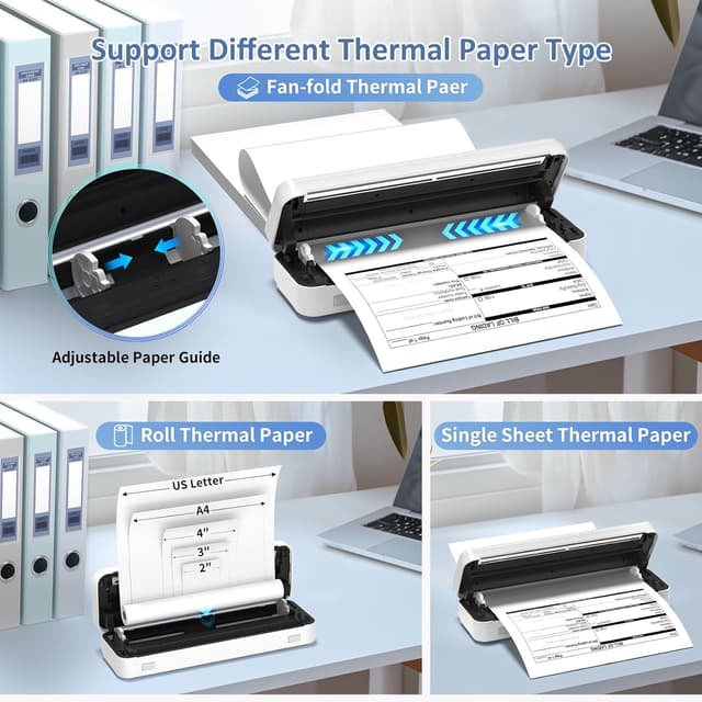 Thumbnail 6 de Gloryang Inkless Portable Printer for Travel