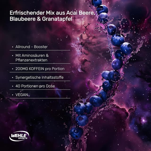 Detalle de Preworkout Hyperdrive Galaxy 40 Portionen