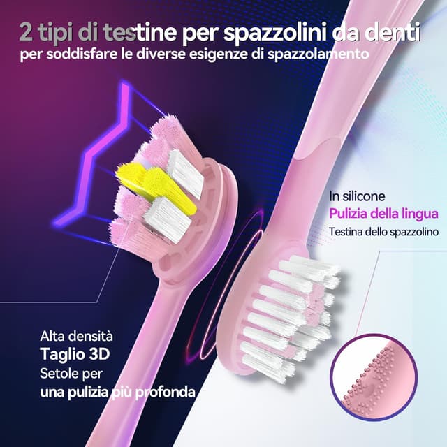 Thumbnail 6 de SEAGO SG-2752 spazzolino sonico elettrico 5 modalità