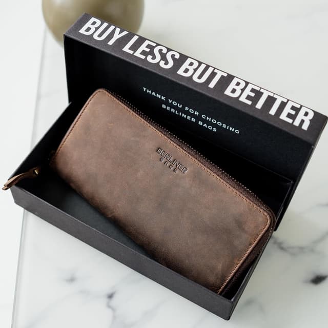 Detalle 2 de Berliner Bags Palma portefeuille cuir 20 cm