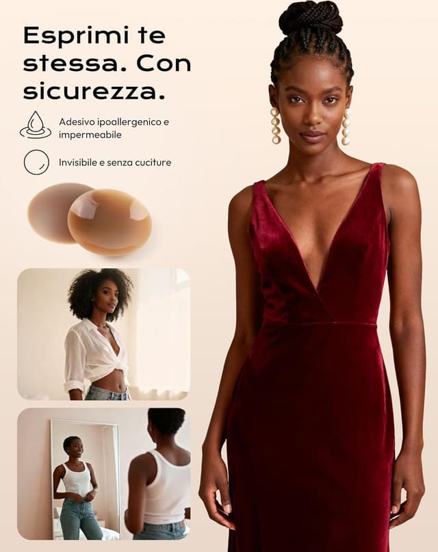 Thumbnail 1 de daidora Copricapezzoli adesivi invisibili 0,2 mm