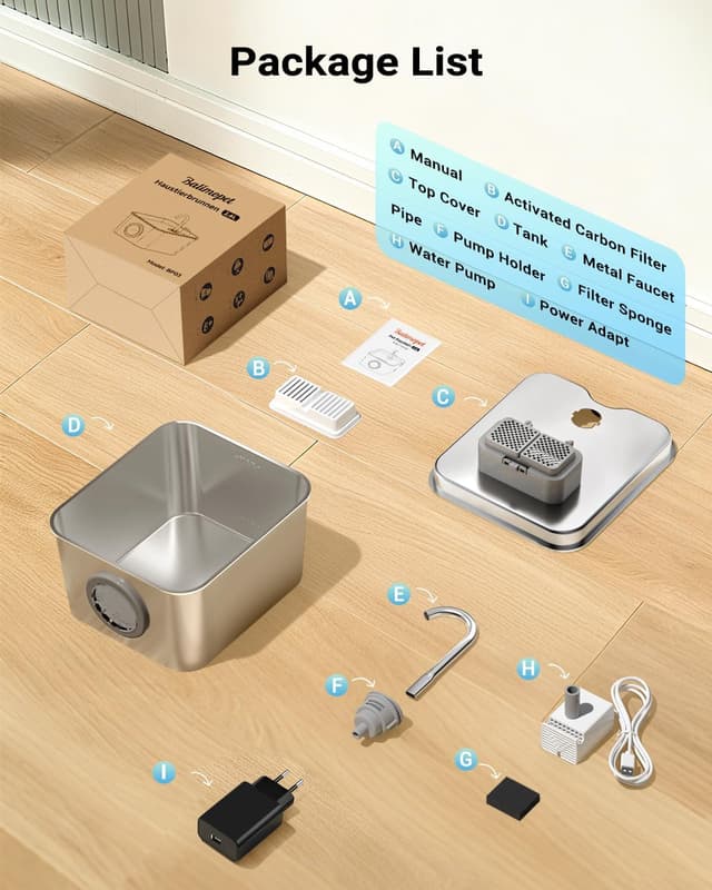 Thumbnail 6 de Fontanella BalimoPet 2,6L in acciaio inox