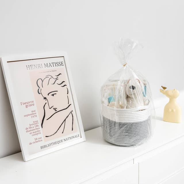 Thumbnail 4 de TIMEYARD Aufbewahrungskorb Kind Grau Weiß 24x18cm