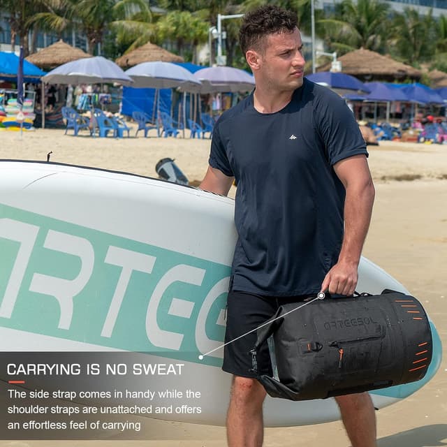 Detalle 2 de Dry Bag Upgraded 20L–45L waterproof dry sack for paddleboarding, kayaking, fishing and more