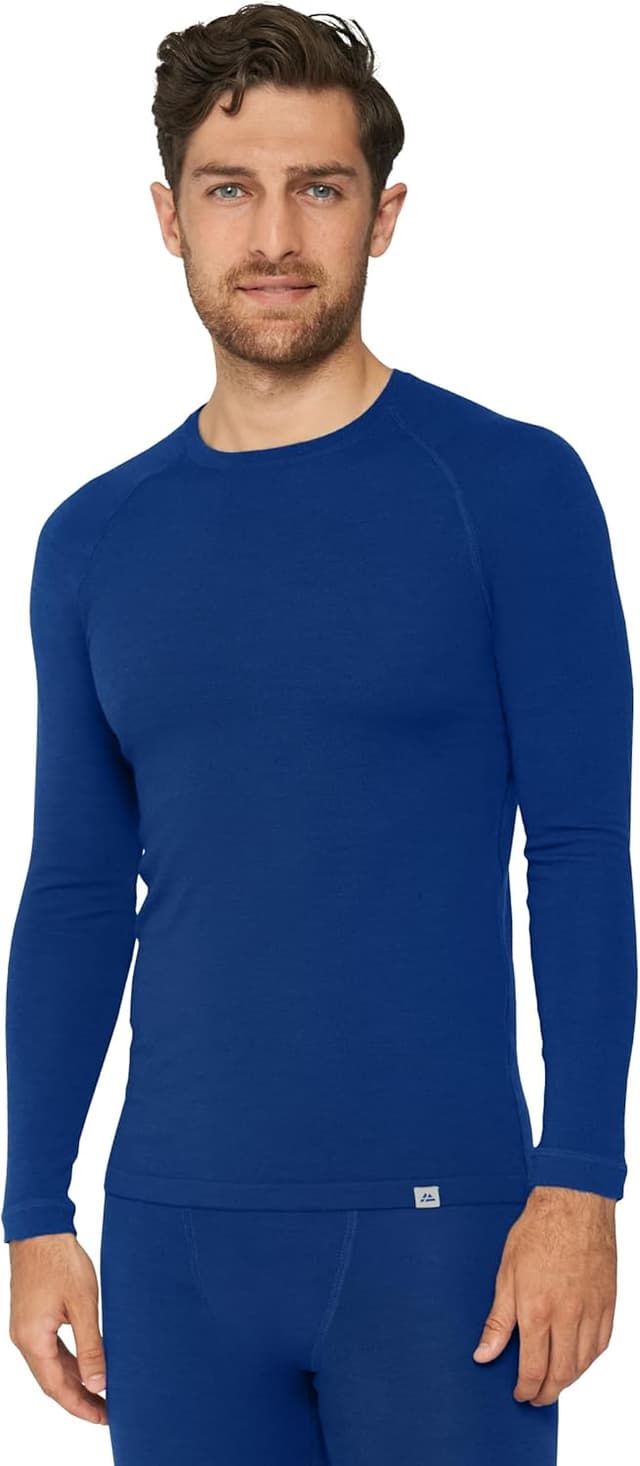 Thumbnail 2 de DANISH ENDURANCE Maglia termica uomo in lana merino manica lunga per sci