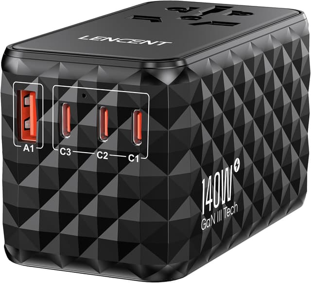 Thumbnail 6 de LENCENT 120W Reiseadapter Weltweit