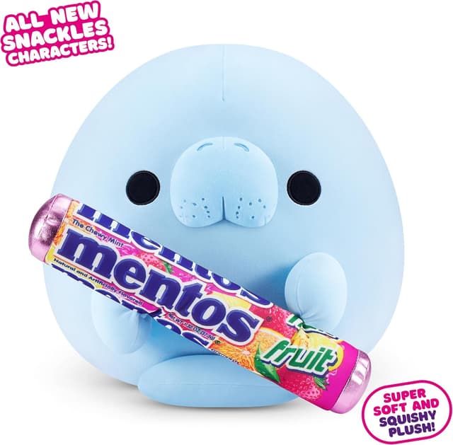 Detalle de Snackles Série 2 – Snackle 36 cm Douglas, peluche supersouple avec snack inclus