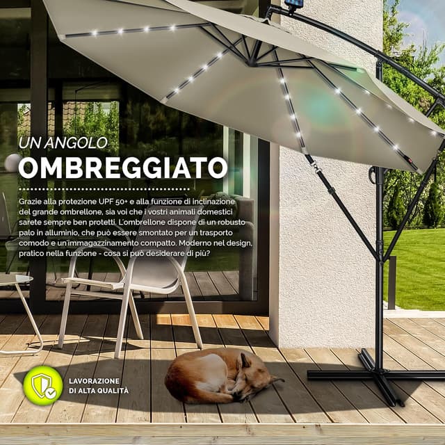 Thumbnail 6 de Tillvex Ombrellone LED Ø300 cm