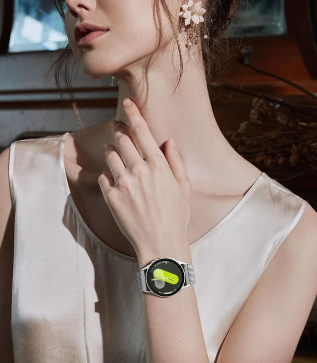 Detalle 2 de Astorgos Milanese Loop magnetic metal strap for Samsung Galaxy Watch 7/6/5/4 (20mm) – Milanese mesh band