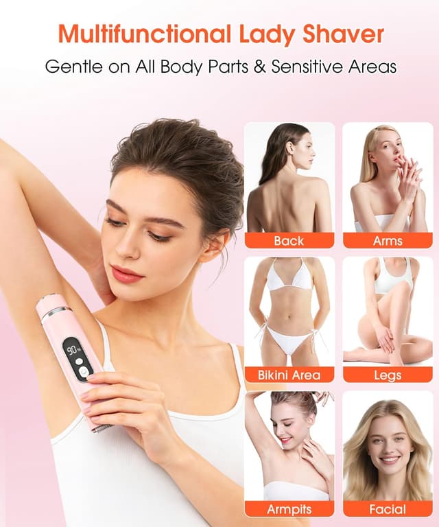 Thumbnail 5 de BOYUNSHI Lady Shavers 2-in-1 Cordless