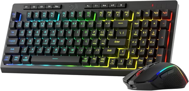 Detalle de Redragon BS142: tastiera gaming wireless K515 Pro RGB + mouse M693 Pro (layout US, 98 tasti)