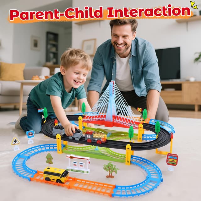 Thumbnail 6 de EagleStone Dinosaur Race Track Set 233-piece toy car track