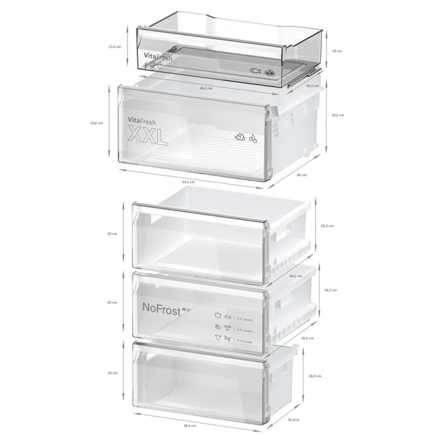 Thumbnail 3 de Bosch KGN392ICF Frigorífico combi No Frost