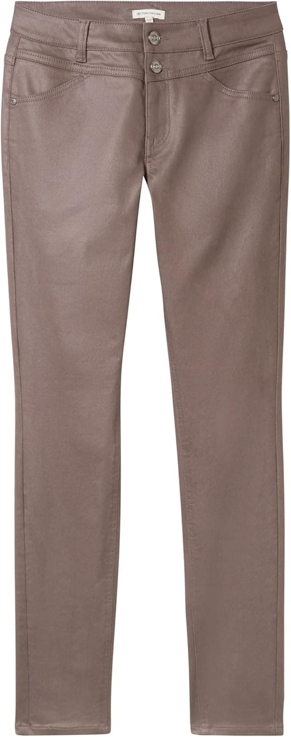 Detalle de TOM TAILOR 1044687 Jeans da donna con chiusura a cerniera e bottoni
